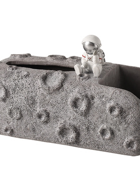 北欧宇航员收纳纸巾盒创意酒架摆件太空人客厅家居装饰品摆件软装