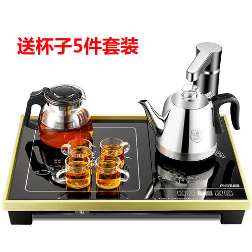 美能迪WA-130系列自动底部上水大茶盘茶具电热茶炉套装