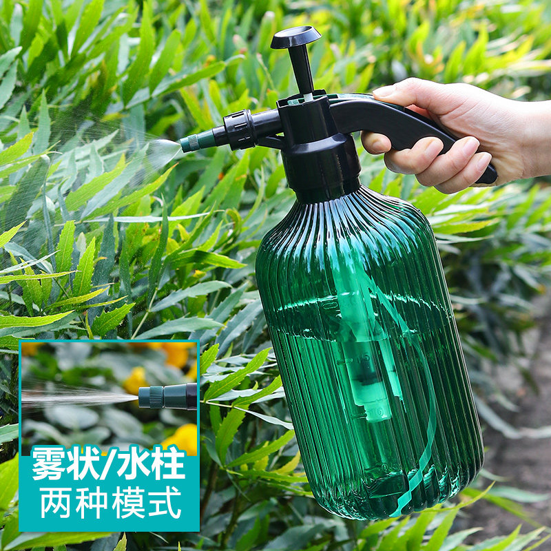 速发大壶量手喷式洒水壶园艺小型力喷水喷雾器压容气压式浇花壶洒