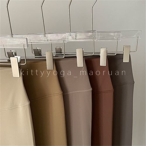 速发健色瑜伽裤外穿2024新款高端裸感提臀运动裤跑步九分亮底打身