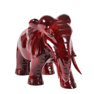 速发雕 红木大象 木T摆件 厘木工艺品 木象摆设0红米 做工