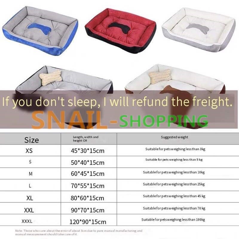 速发Soft Pet Dog Bed Cushio Lge Dog Beds  retriever Soft