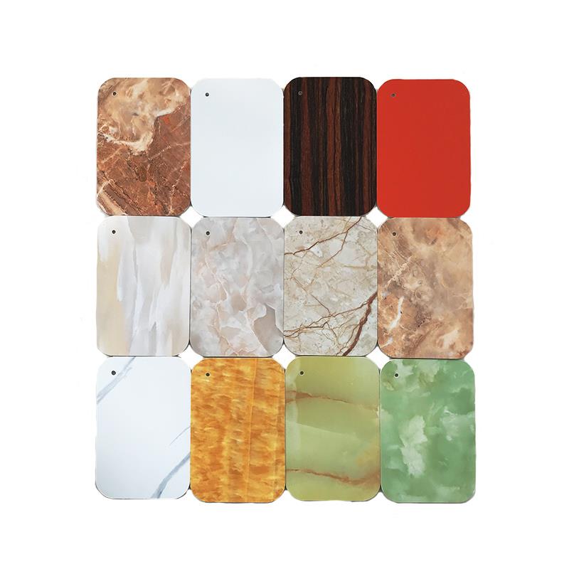 木饰面装饰护e墙板uv仿大理石免漆防火木纹饰面板电视背景墙板材