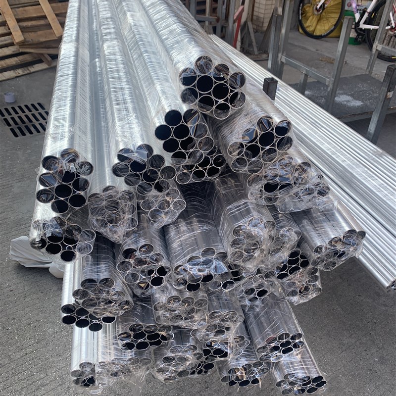 铝管6061/6063喷砂氧化彩色铝合金管铝管空心铝管无缝铝管方管