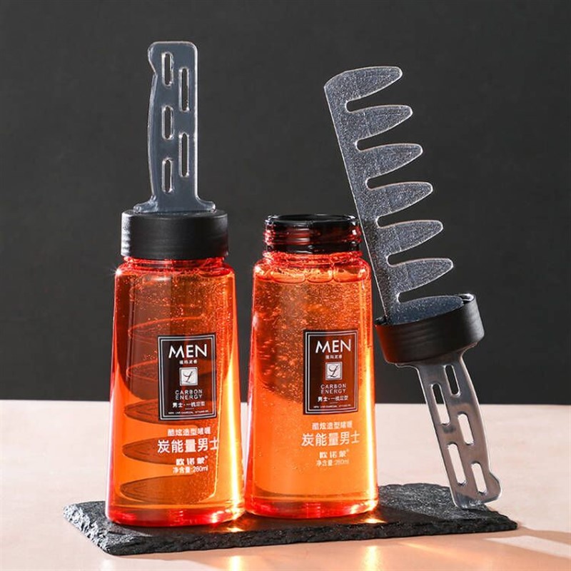 一梳酷背头欧诺蒙啫喱膏造型膏男士油头定型酷炫清香型男简单蓬松