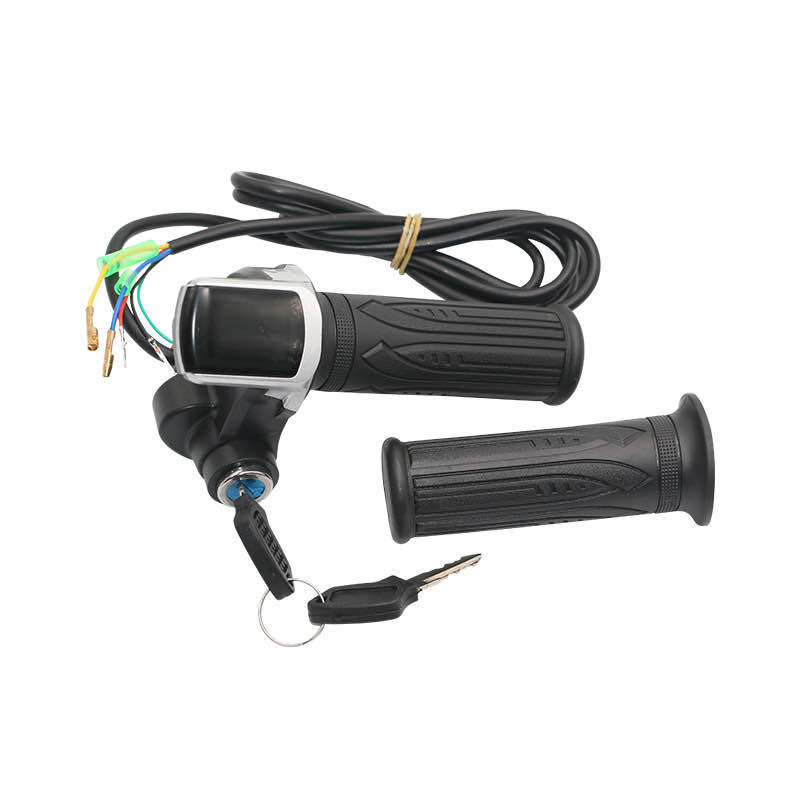 电动车转把锂代驾车液晶电量显示油门调速钥匙开关24v6V48V60伏