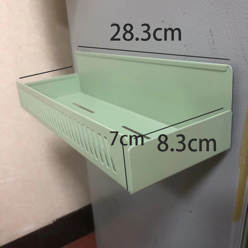 小清新绿色磁铁冰箱侧面调料架厨房缝隙小号夹缝空间利用收纳架
