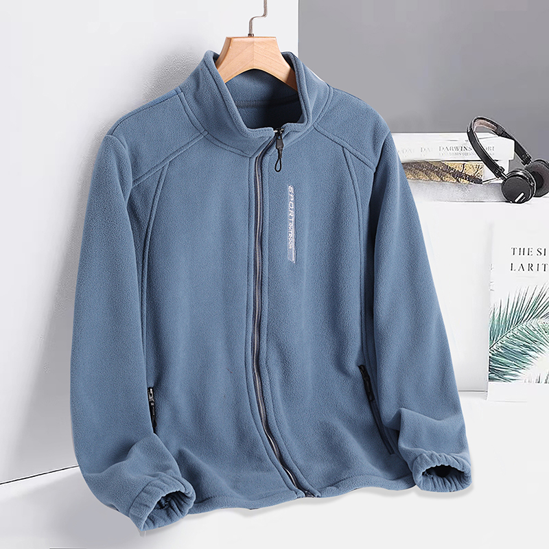 户外抓绒衣女2023秋冬新款加厚保暖冲锋衣内胆开衫厚棉T摇粒绒外