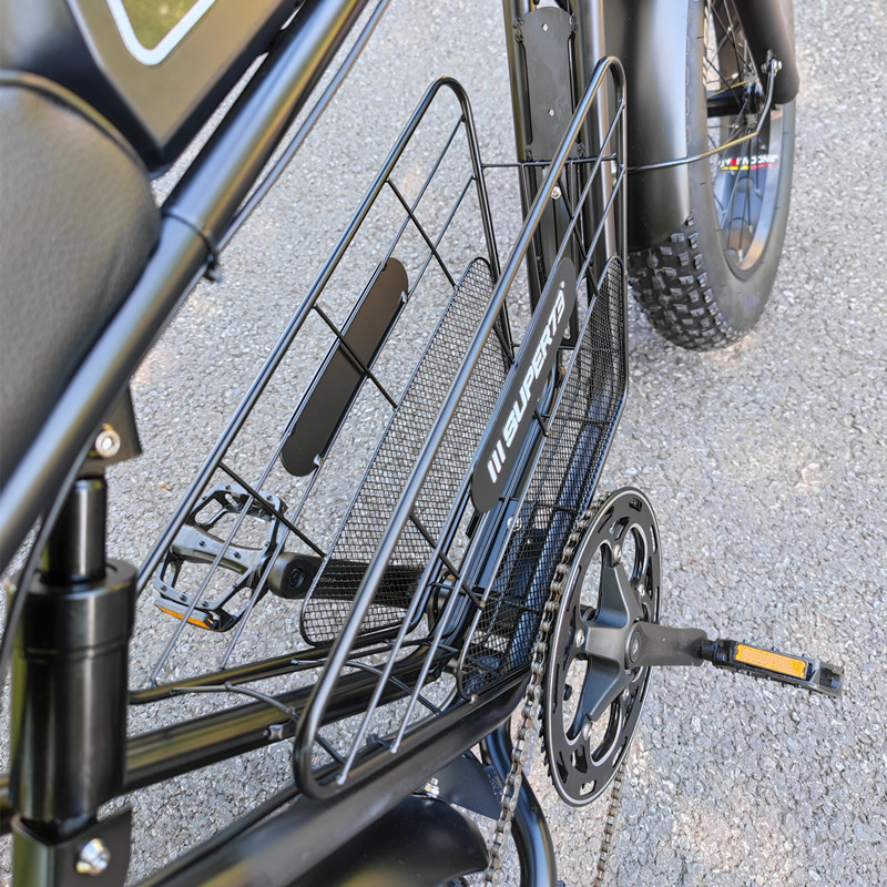 super73车筐电动脚踏车S1S2y1rx中置镂空车篮super73配件改装