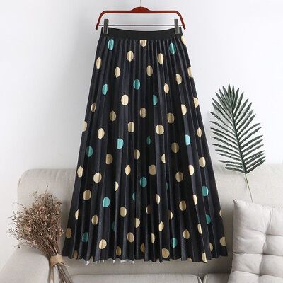 New In Skirts For Women Long Length Plus Size High Waist Flo