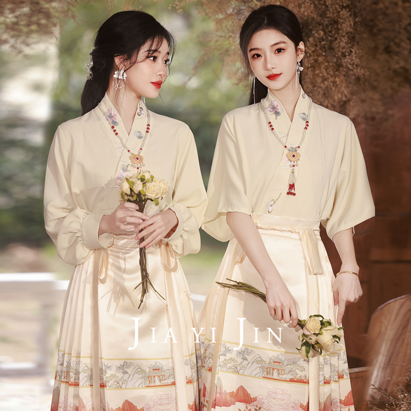 速发马面裙伴娘服2025新款春中式姐礼装妹服平时可穿汉服套团高级
