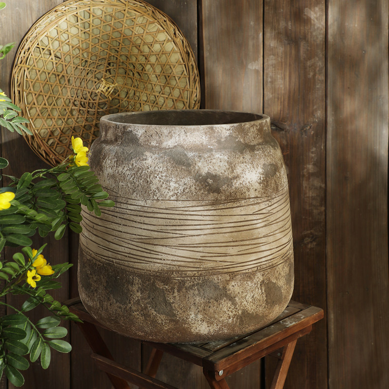 速发泥旧做古花盆大号水复镁泥特大仿陶罐家用户外庭院室外台发财,鲜花速递/花卉仿真/绿植园艺,花盆,淘宝优惠券,粉丝福利购,淘宝优惠卷