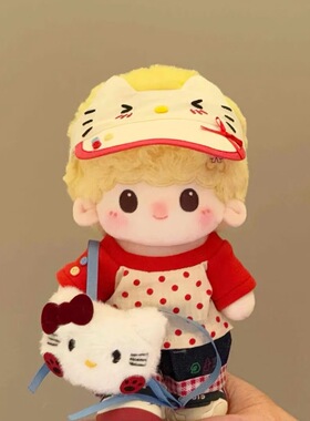 奶芙岛holle kitty娃衣小喵10cm20cm无属性娃衣棉花娃娃娃衣