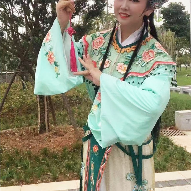 极速鄞龙新款戏剧戏曲古装越剧黄梅戏小旦花旦公主贵妃娘娘牡丹花