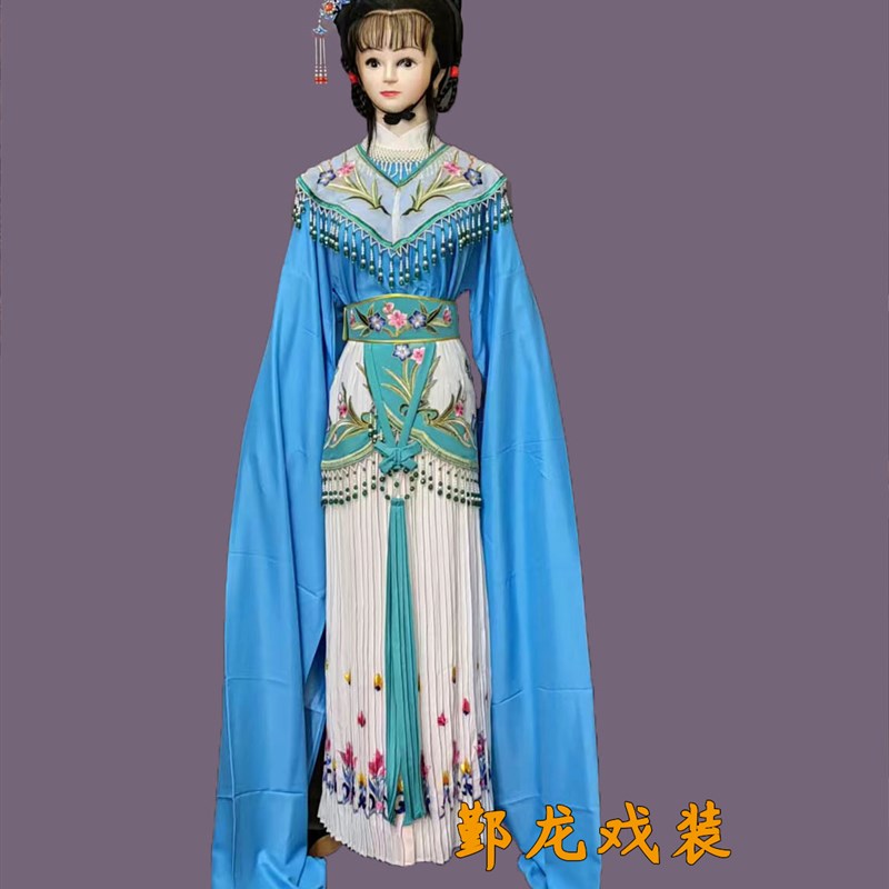 极速新款戏曲古装越剧黄梅戏小旦花旦小姐戏服红楼梦林黛玉林妹妹