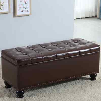 欧式床尾沙发凳长条凳可坐换鞋凳鞋柜储物试衣间凳子实木收纳凳箱