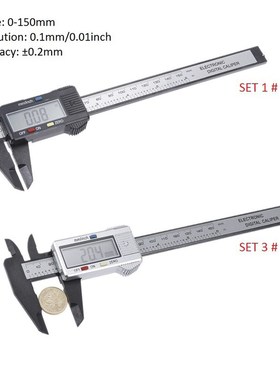 150mm 100mm Electronic Digital Caliper 6 Inch Vernier Calipe