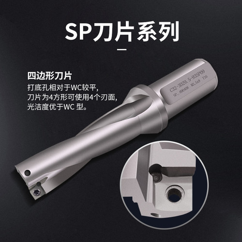 好货快速钻U钻刀杆喷水钻扩孔暴力钻头2D/3D/4D/5DWC刀片数控深孔