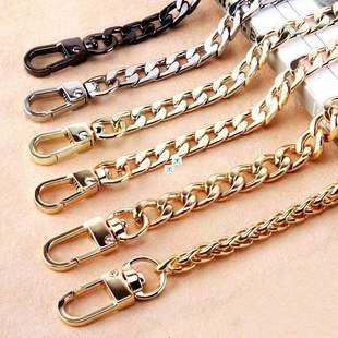 Long 120cm/100cm Metal Purse Chain Strap Handle Handle Repl