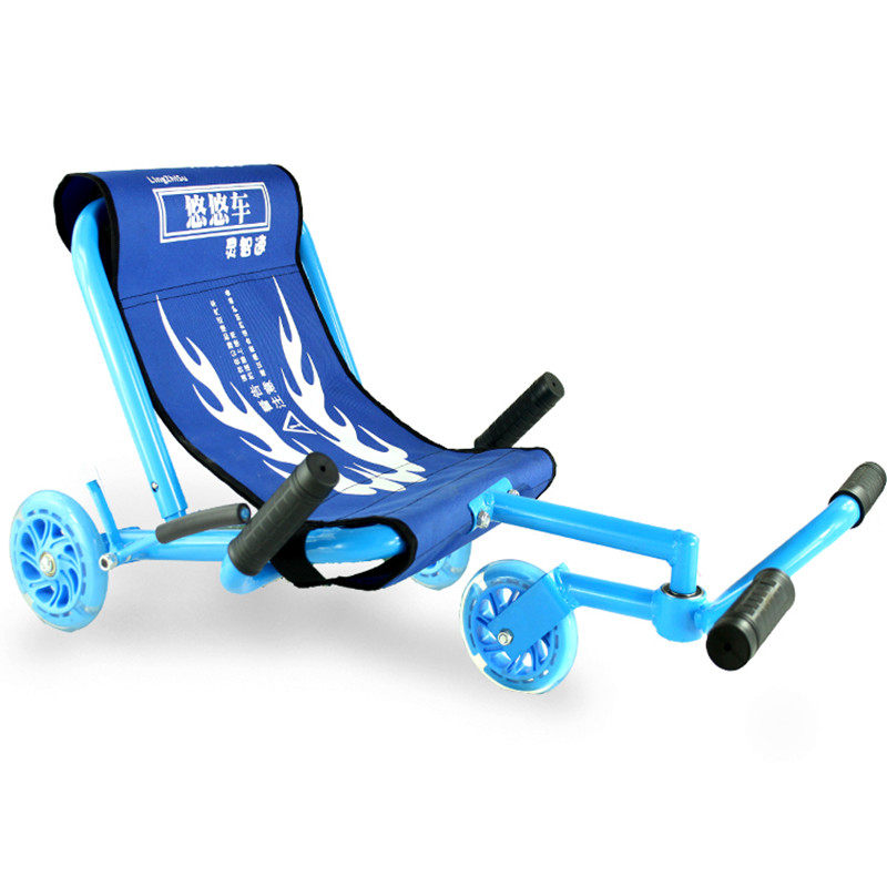 极速悠悠车儿童摇摆车溜溜车扭扭车脚踩车广场滑行车静音轮刺猬滑