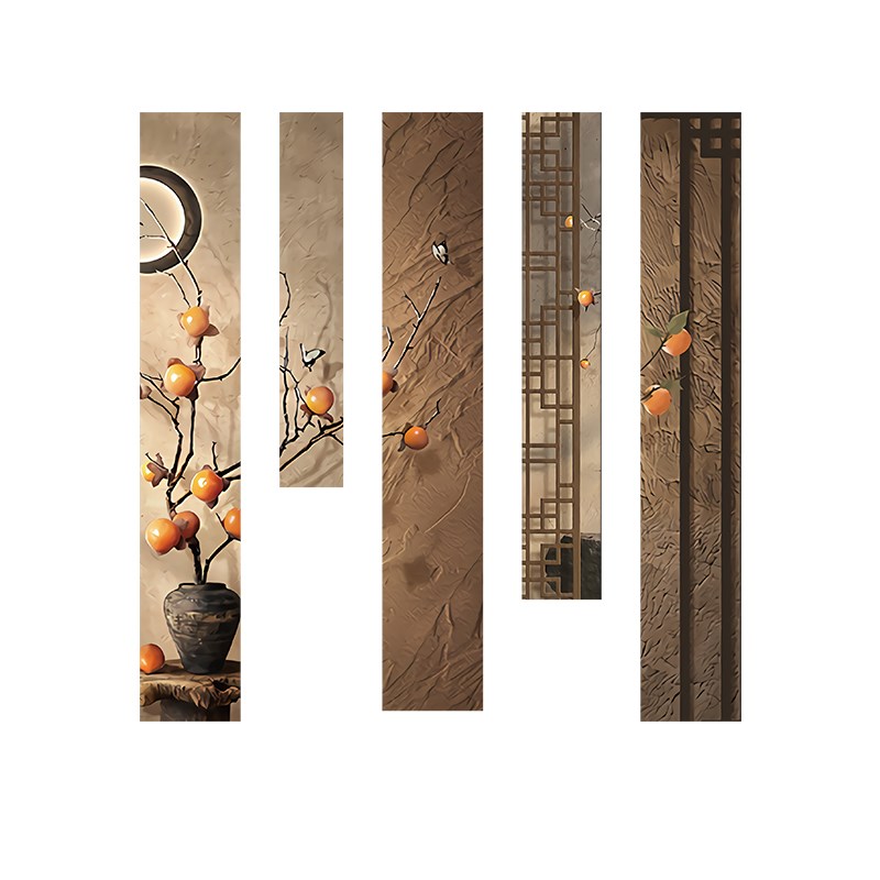 网红拍照区茶室氛围布置场背景墙面装饰高级感中式小院国古风打卡