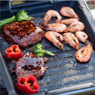 极速30X25CM BBQ Frying Grill Plate Korean BBQ Frying Pan