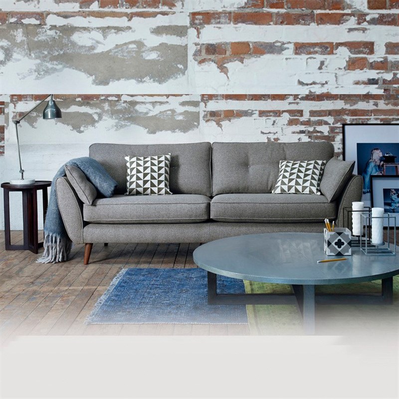 北欧客厅布艺沙发小户型公寓酒店咖啡厅卡座工程双人沙发