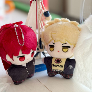 女神异闻录周边坂本龙司芳泽霞新岛真10cm毛绒公仔挂件动漫二次元
