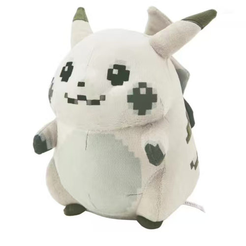 Pokémon皮卡丘像素画风毛绒玩偶