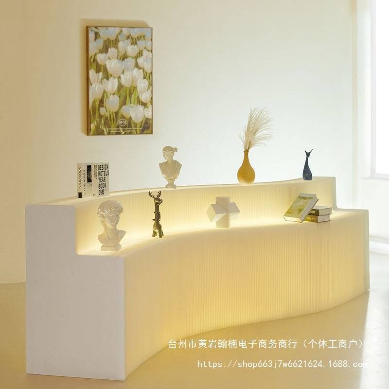 多功能长条中岛商品展示台商场橱窗落地陈列展示架纸质折叠展示柜