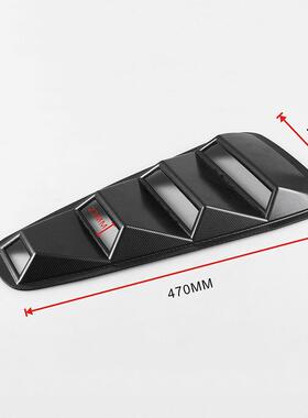跨境热销汽车通用改装适用于福特侧窗百叶窗通风口黑色进气面板