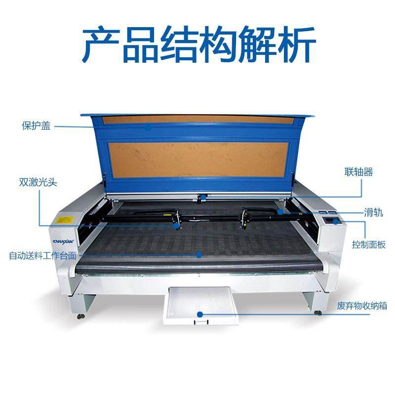 皮革布料自动送料裁剪机碳纤维板大幅面拖把布复合布料激光切割机,五金/工具,激光切割机,淘宝优惠券,粉丝福利购,淘宝优惠卷