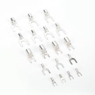 UT叉形祼端子接线端子压线钳冷压接线柱线耳铜鼻子端头18大孔经