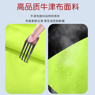 机车骑行双层加厚两件式 全身防暴雨防水交通执勤反光 雨衣雨裤 套装