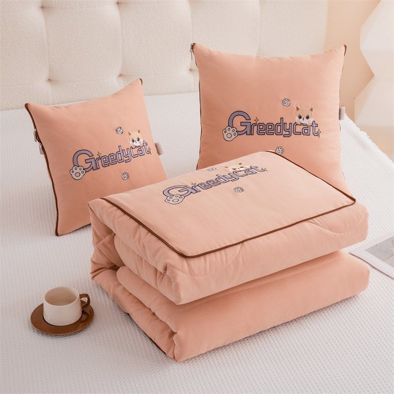 抱枕被子两用二合一加厚折叠汽车载枕头被办公室午睡空调毯子靠垫,居家布艺,抱枕被,淘宝优惠券,粉丝福利购,淘宝优惠卷