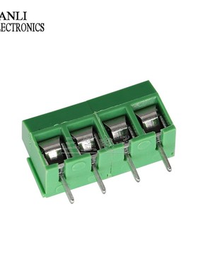 5.0MM绿色接线端子插脚直针座子接插件整包200只2P3P连接器插座