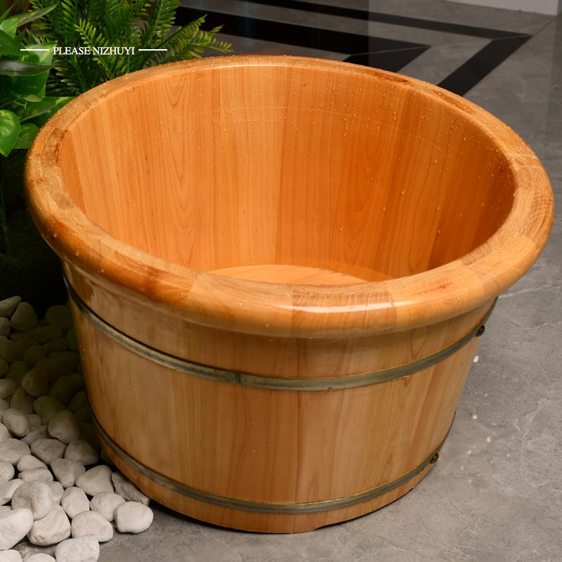 香柏木无结洗脚木桶足浴足疗桶无节巴泡脚木盆泡脚桶商用洗脚盆桶
