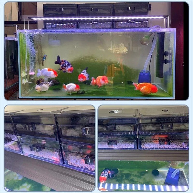 SOBO松宝抽屉款多层滴流盒鱼缸过滤器抽水泵滤材整套组合上滤外置