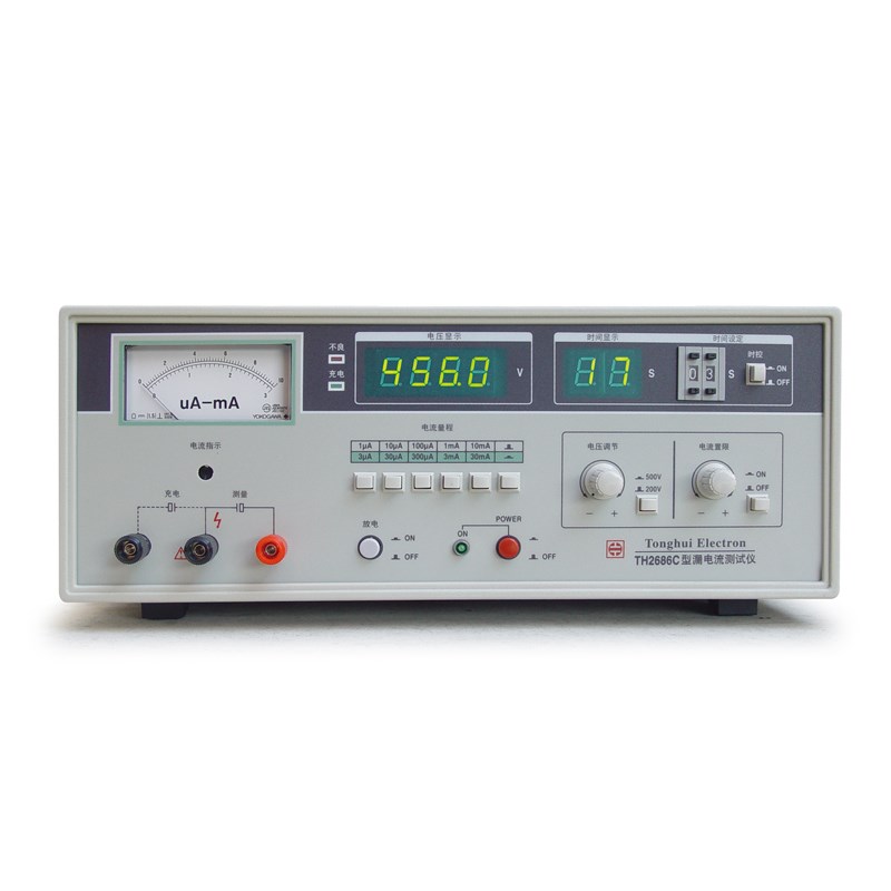 同惠TH2638/A绝缘电阻测试仪TH2686N TH2689/A电容器漏电流测试仪