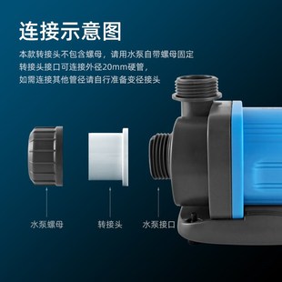 创宁潜水泵硬管接头转接头出水管进水管外置软管改硬管接头配件