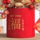 2024龙年乔迁之喜客厅装 饰福桶摆件玄关创意喜庆场景入宅布置用品