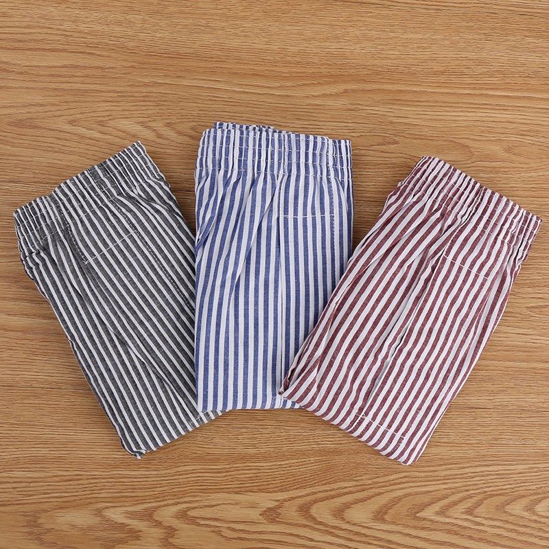 阿罗裤男士内裤加大码平角纯棉内裤男宽松四角裤头居家短睡裤条纹,女士内衣/男士内衣/家居服,男阿罗裤,淘宝优惠券,粉丝福利购,淘宝优惠卷