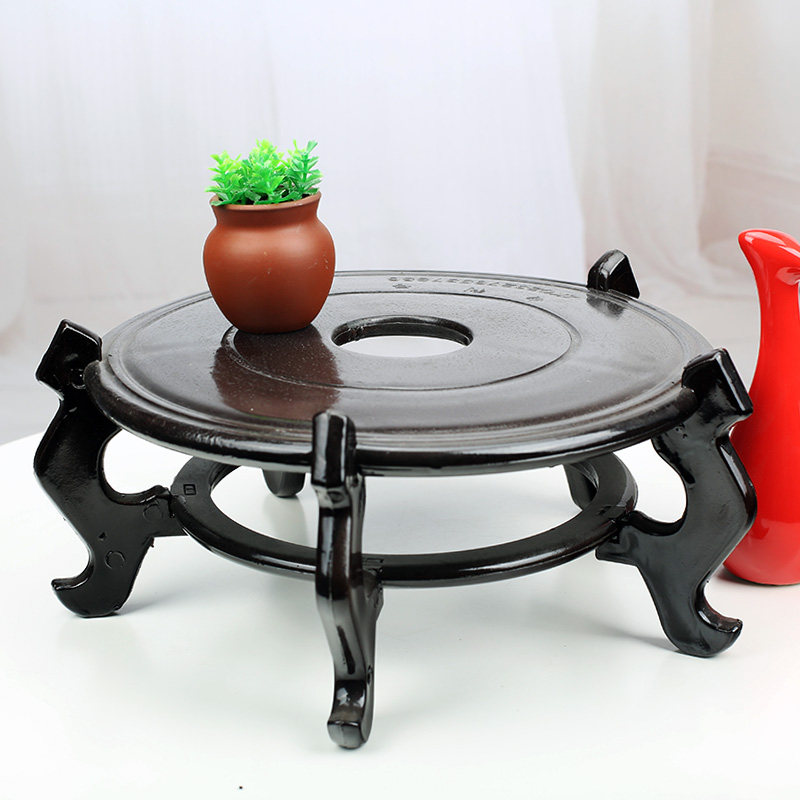 花盆底座创意工艺品奇石石头托架仿实木花瓶佛像鱼缸摆件圆形底座,鲜花速递/花卉仿真/绿植园艺,花托/移动托盘,淘宝优惠券,粉丝福利购,淘宝优惠卷