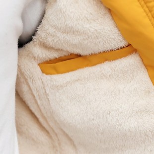 加绒加厚中长款夹克12男孩13初中学生14衣服大童15岁冬装棉服外套