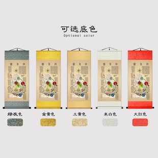 白云观高清黄帝内景图内经图修真图火候图挂画道家养生心性图卷轴