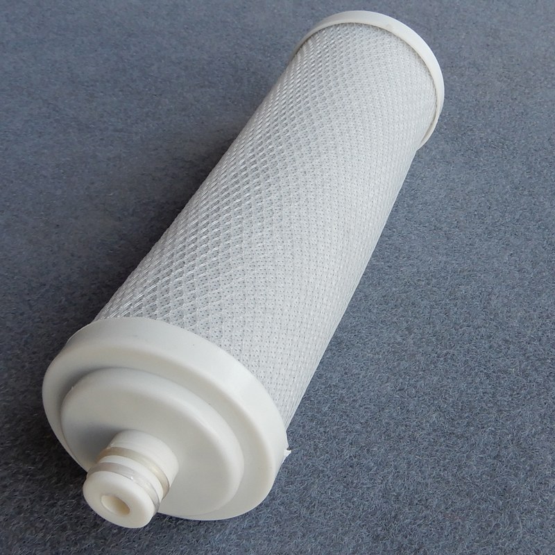 10寸插口网状压缩碳滤芯 插口CTO净福金时雨金田净水器净水机适用