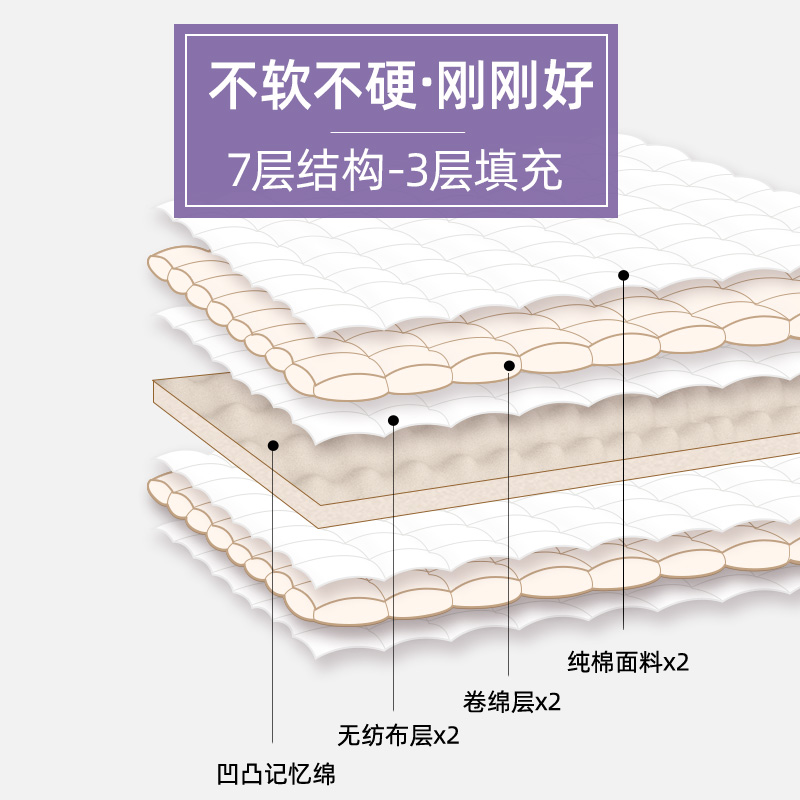 记忆棉床垫软垫 加厚榻榻米海绵垫子垫被夏季炕垫家用褥子可定制