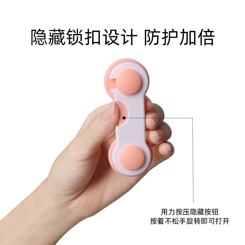 免打孔锁玻璃推拉柜门锁展示柜手机玻璃柜台锁双开移门锁橱窗锁扣