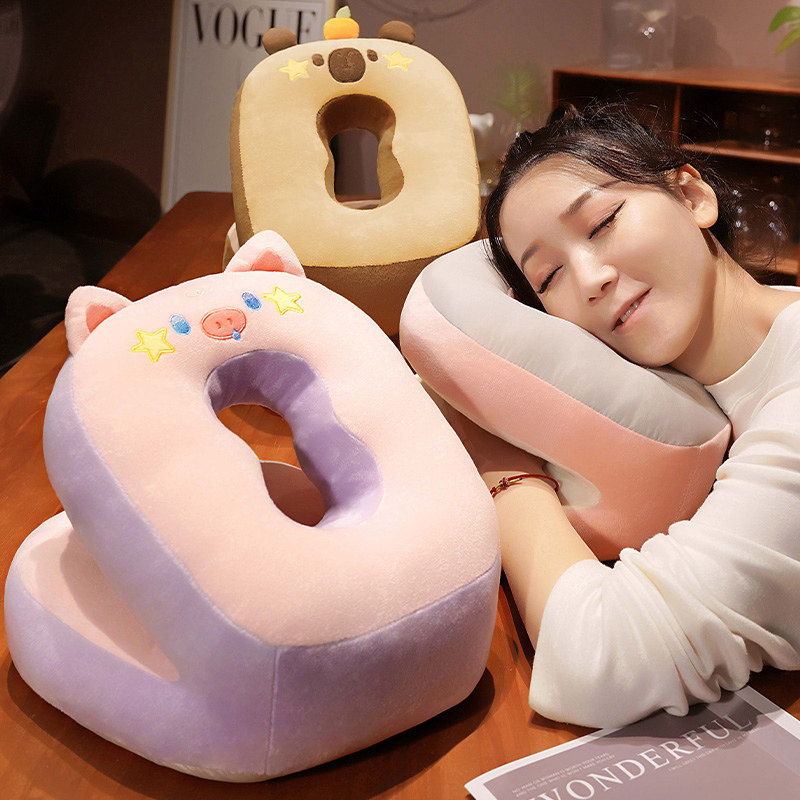 速发午睡枕公子趴童睡觉枕头办桌室小学生儿趴教室趴睡枕午休神器