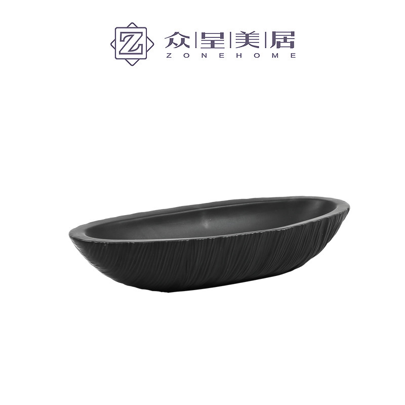 速发板奢创意陶瓷托盘摆件客厅餐桌装饰样轻房家居软装椭圆形摆设,家居饰品,果盘/果篓,淘宝优惠券,粉丝福利购,淘宝优惠卷